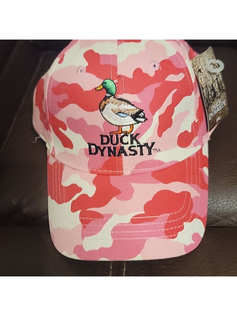 Women's duck dynasty pink camo hat cap nwt
